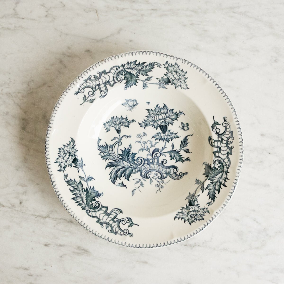 Transferware Serving Bowl - elsie green - the french kitchen