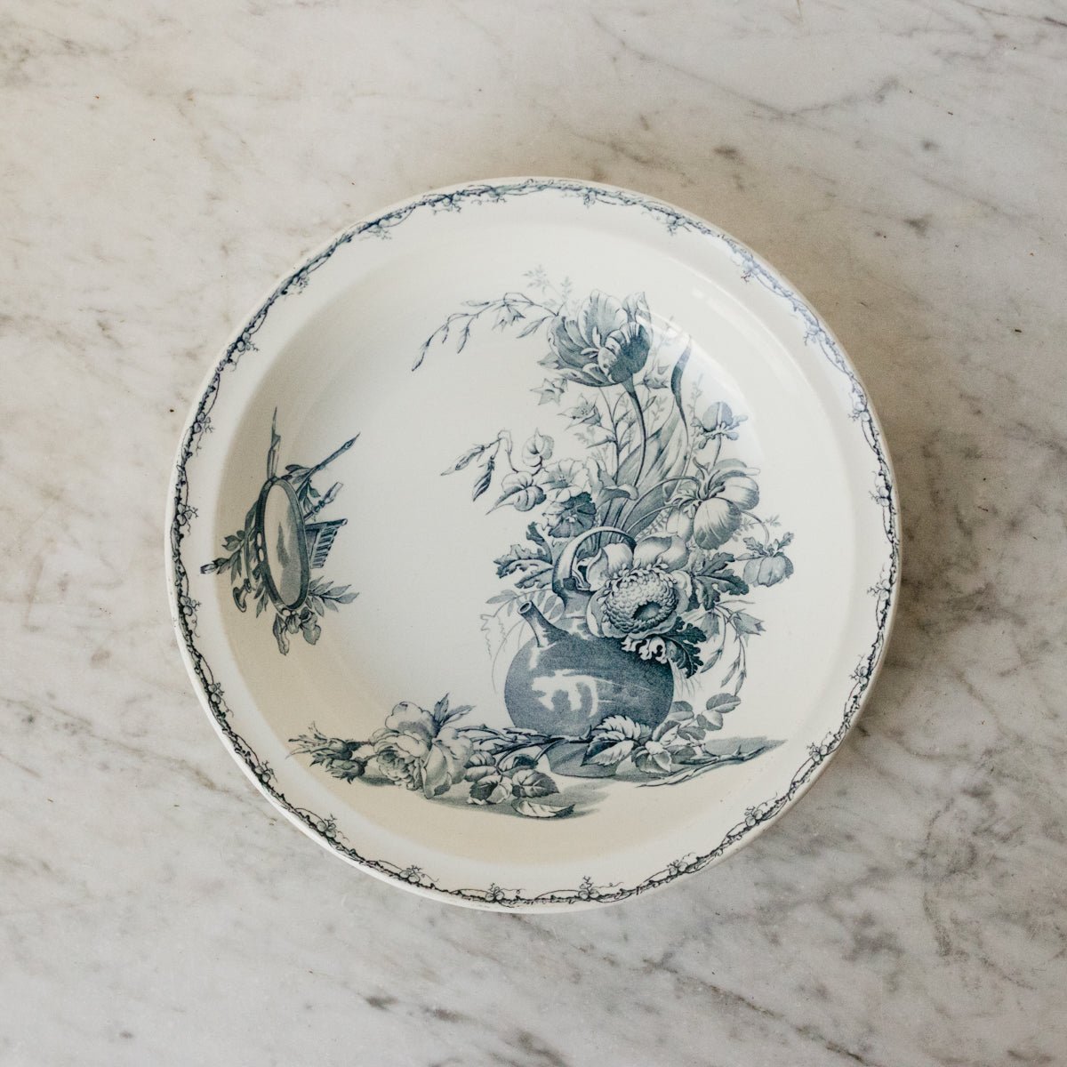 Transferware Serving Bowl - elsie green - The French Kitchen