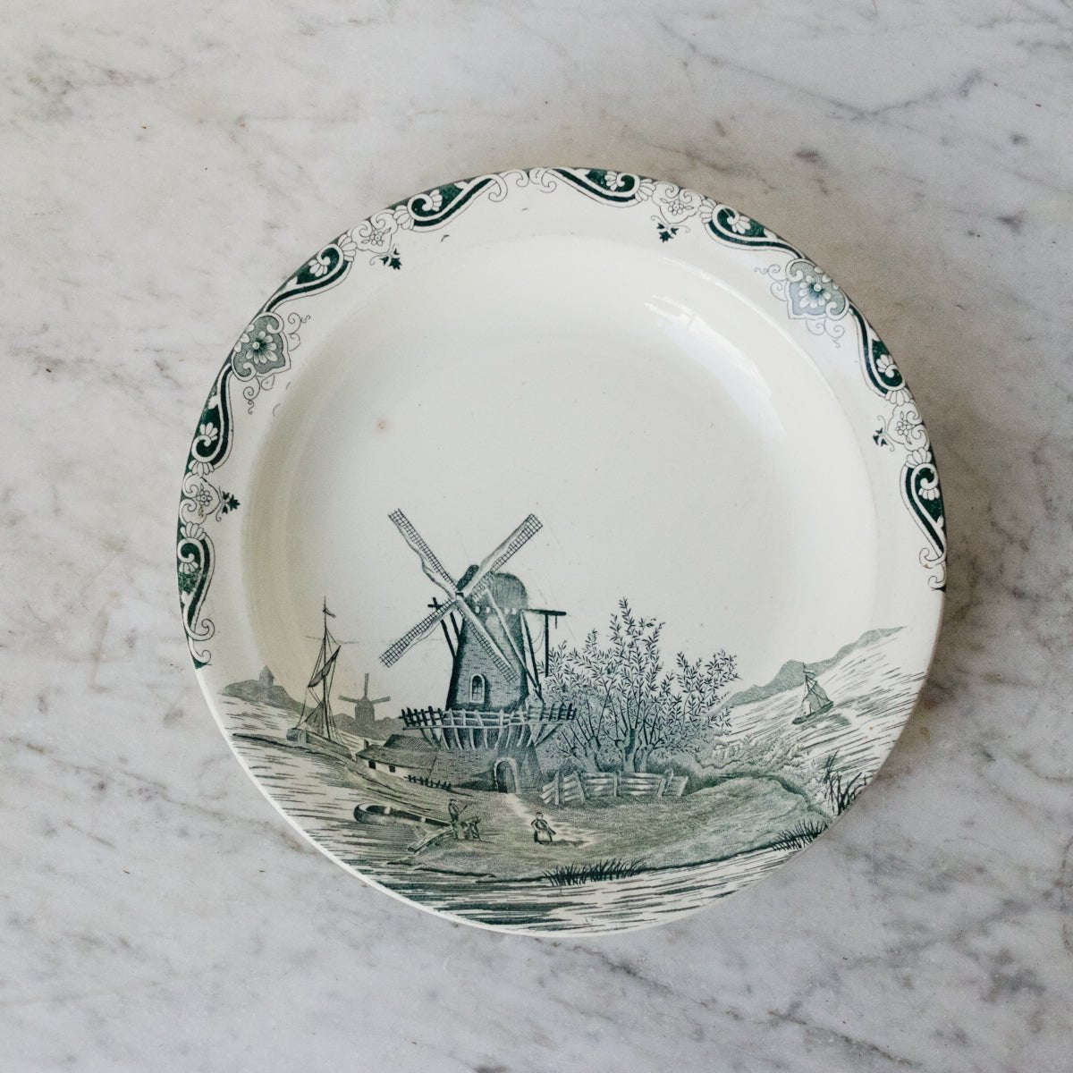 Transferware Serving Bowl - elsie green - The French Kitchen