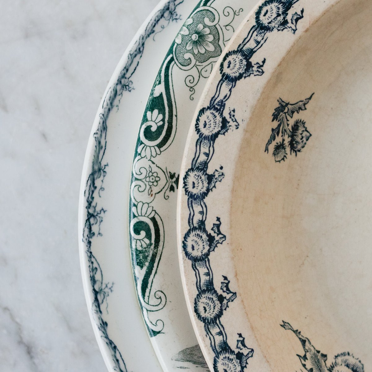 Transferware Serving Bowl - elsie green - The French Kitchen