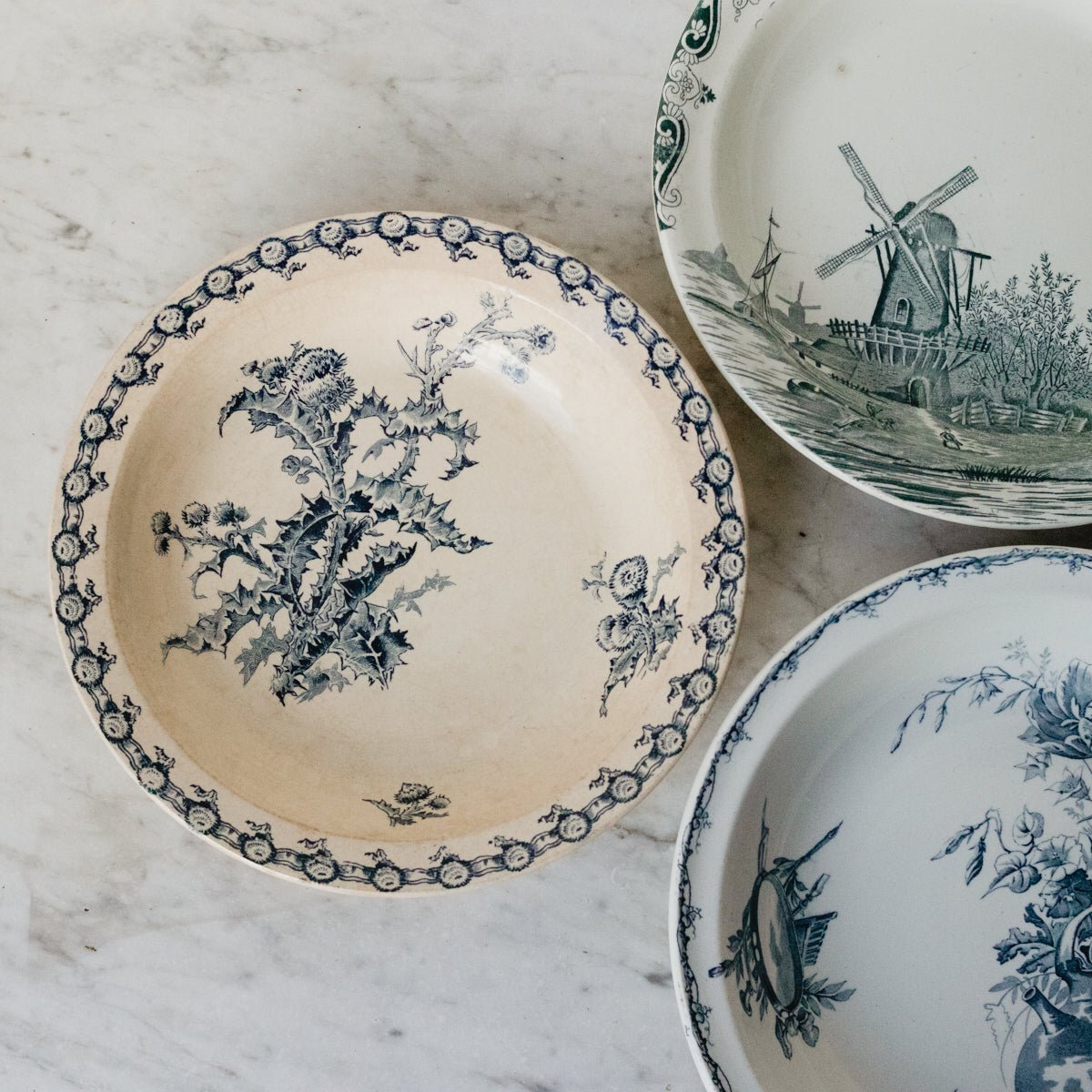 Transferware Serving Bowl - elsie green - The French Kitchen