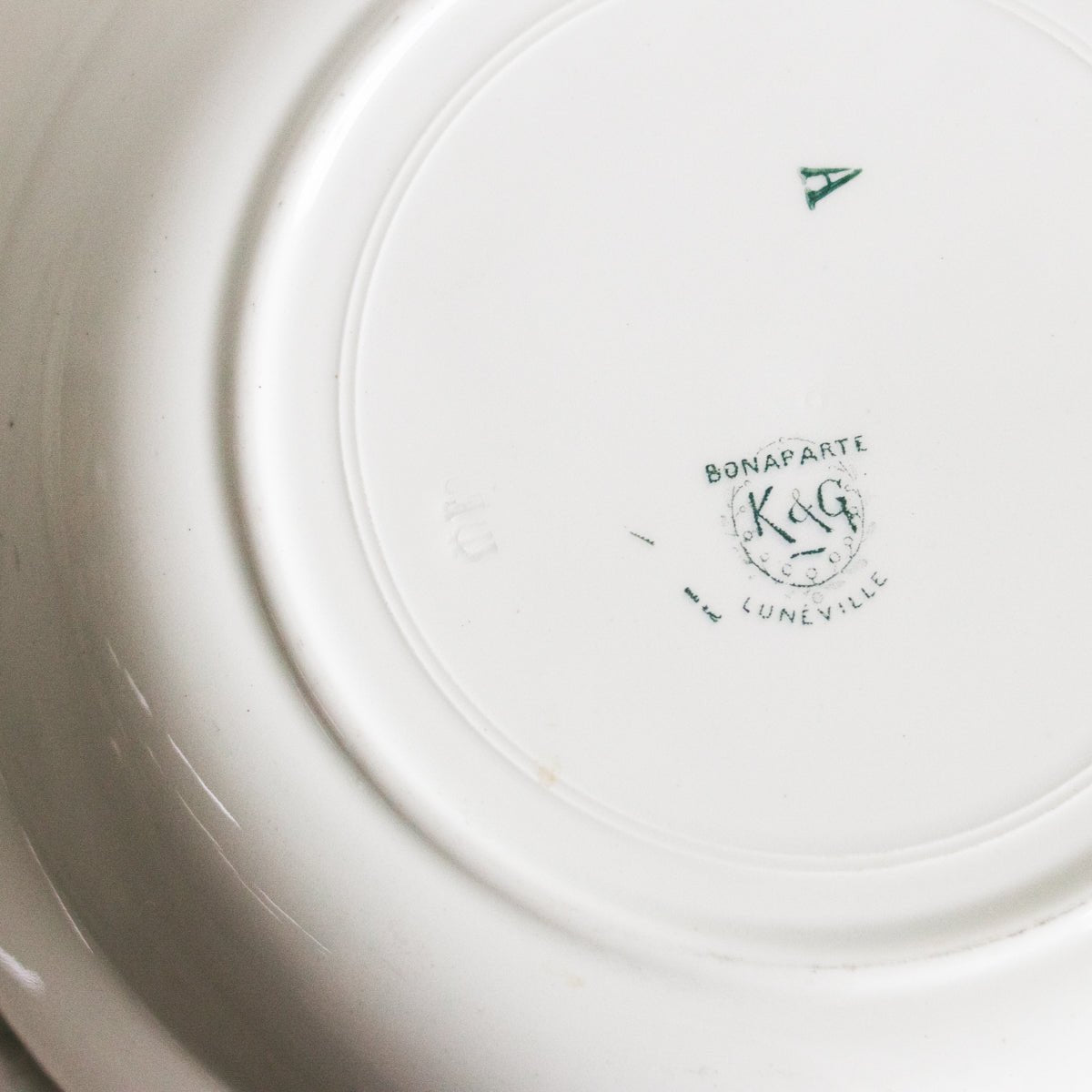 Transferware Serving Bowl with Silver Serving Spoon - elsie green - The French Kitchen