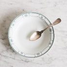 Transferware Serving Bowl with Silver Serving Spoon - elsie green - The French Kitchen