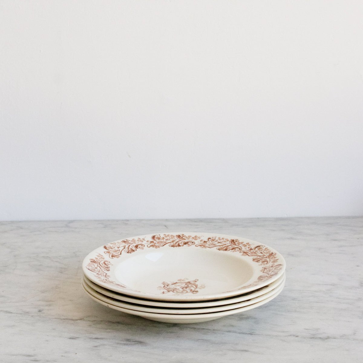 Transferware Soup Bowl Set of 4 - elsie green - the french kitchen