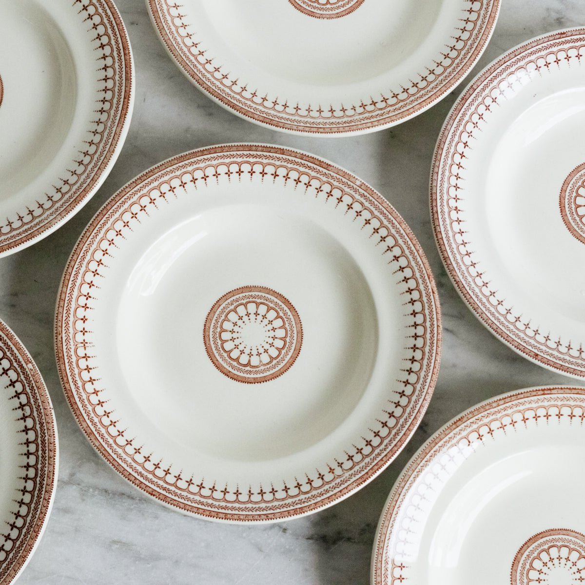 Transferware Soup Bowl Set of 6 - elsie green - The French Kitchen