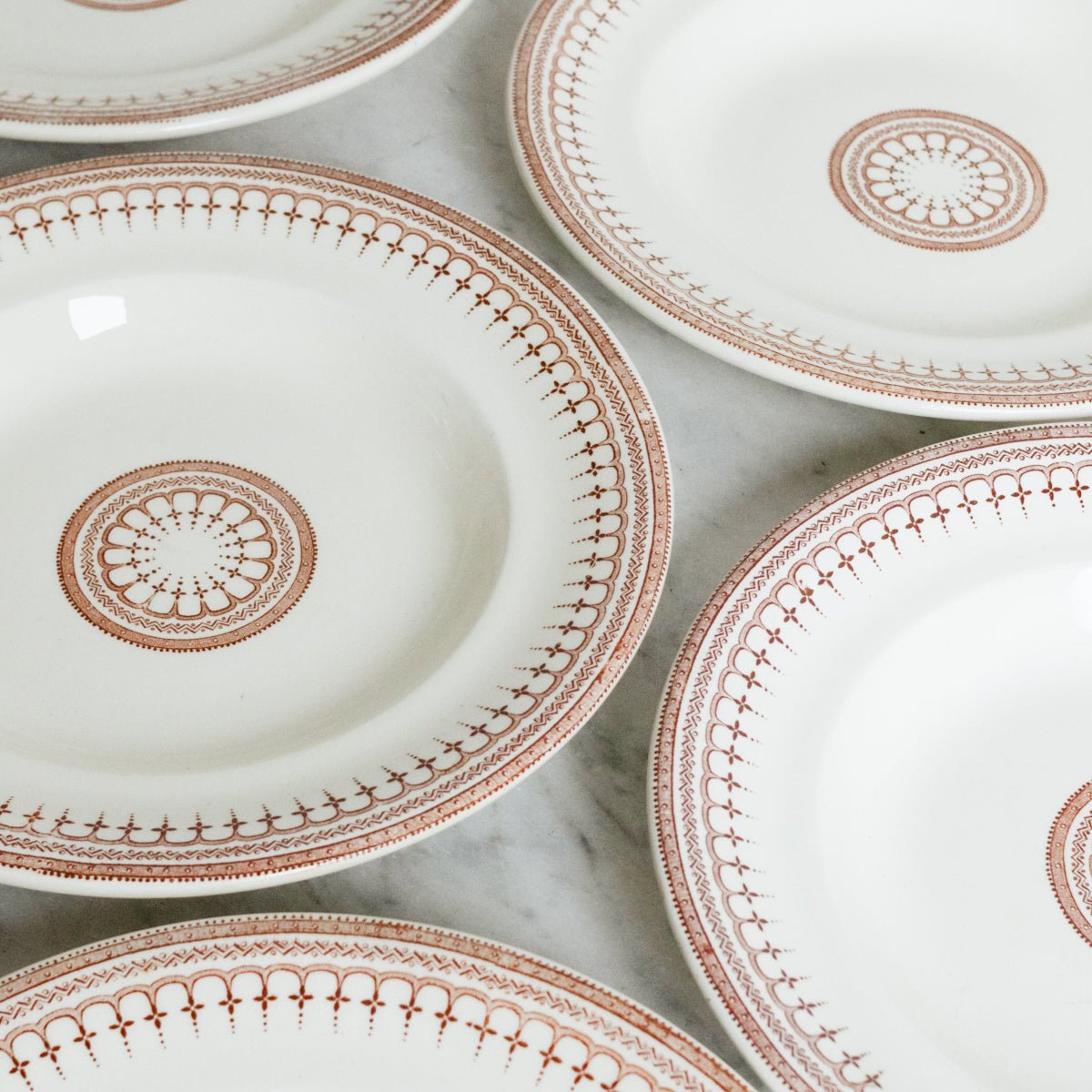 Transferware Soup Bowl Set of 6 - elsie green - The French Kitchen
