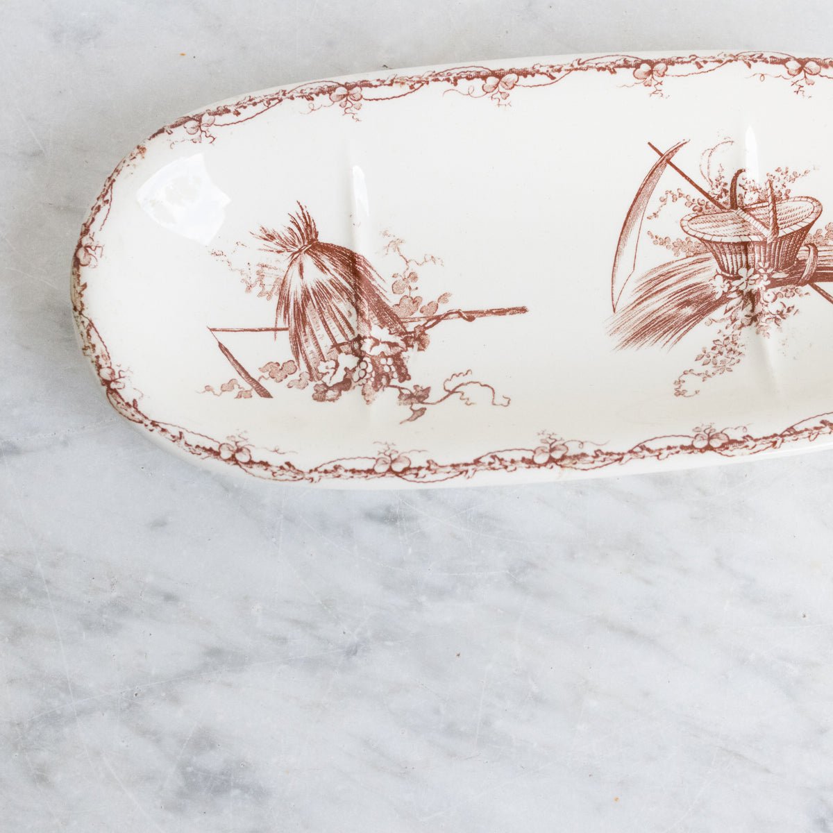 Transferware Spoon Rest - elsie green - The French Kitchen
