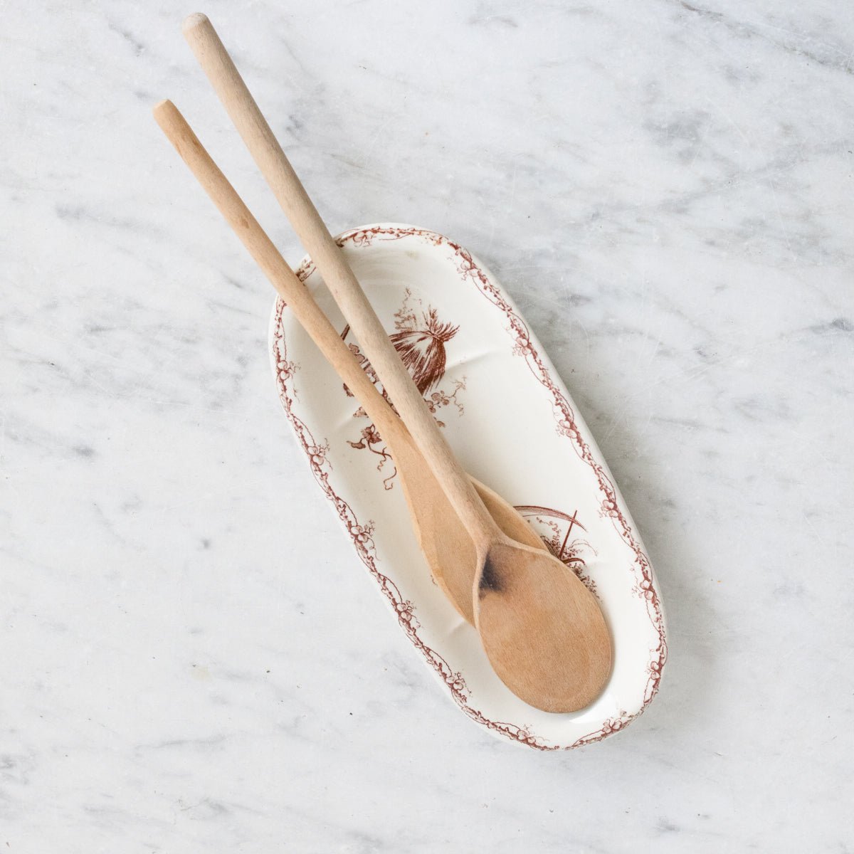 Transferware Spoon Rest - elsie green - The French Kitchen