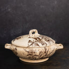 Transferware Tureen with Bird and Vines - elsie green - the french kitchen