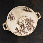 Transferware Tureen with Bird and Vines - elsie green - the french kitchen