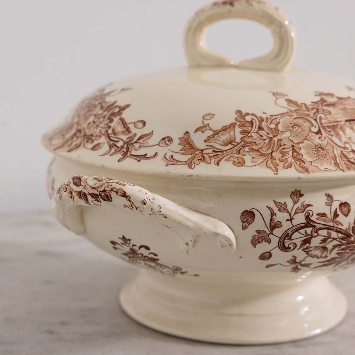 Transferware Tureen with Ships - elsie green - the french kitchen