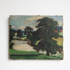 Trees by the Stream Oil Painting - elsie green - art