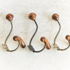 Trio of Antique Coat Hooks No. 132 - elsie green - decor