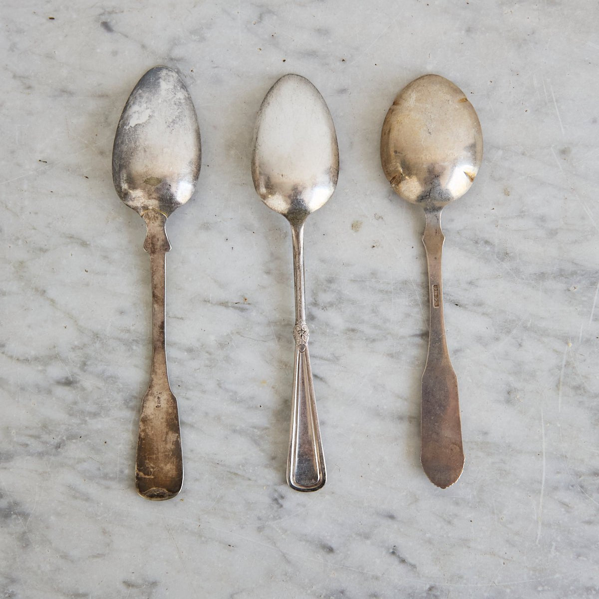 Trio of Antique Serving Spoons | The Patrick Orbe Collection - elsie green - the french kitchen