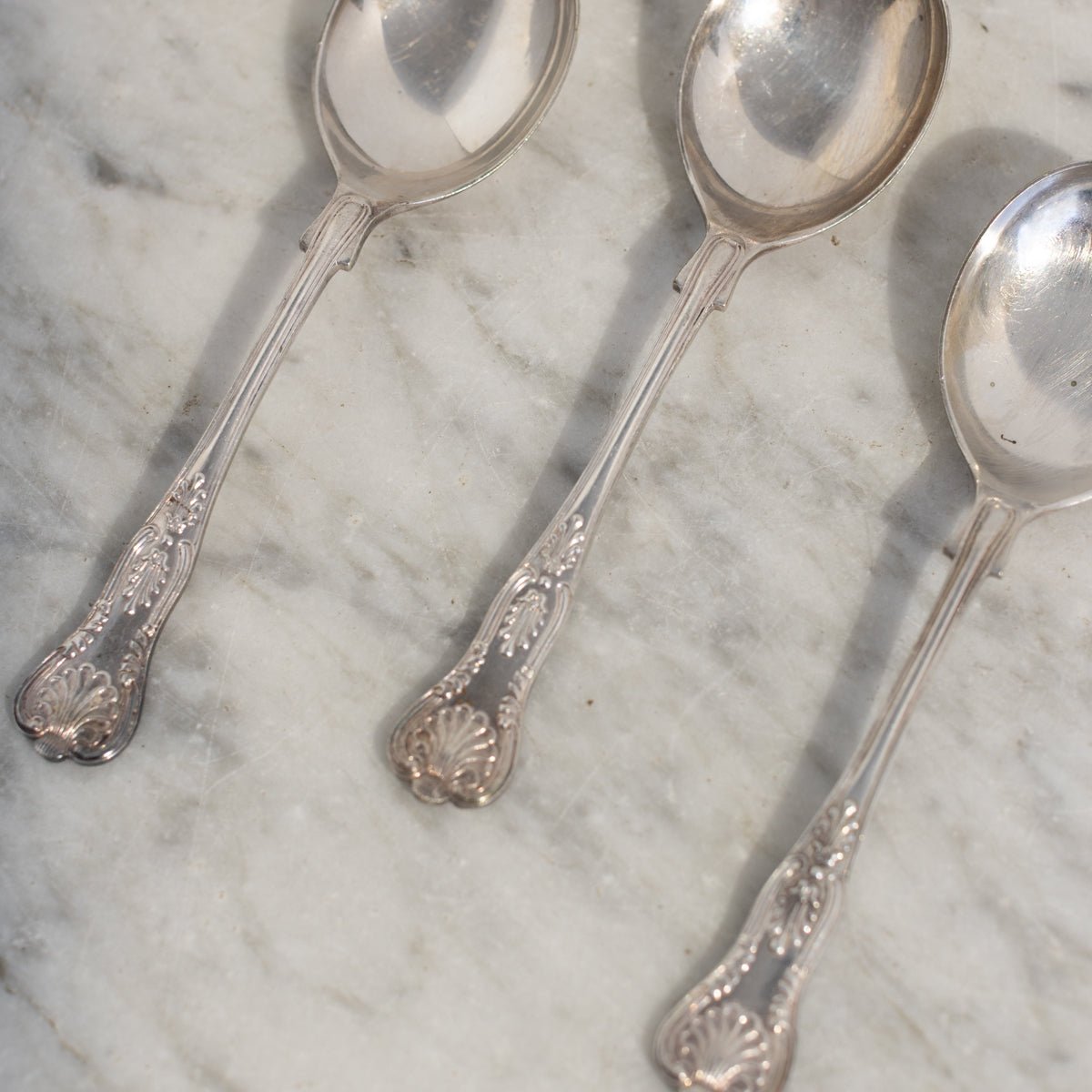 Trio of Antique Soup Spoons | The Patrick Orbe Collection - elsie green - the french kitchen
