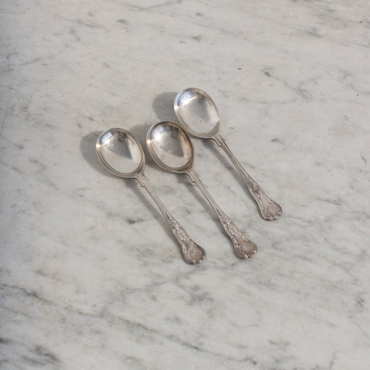 Trio of Antique Soup Spoons | The Patrick Orbe Collection - elsie green - the french kitchen