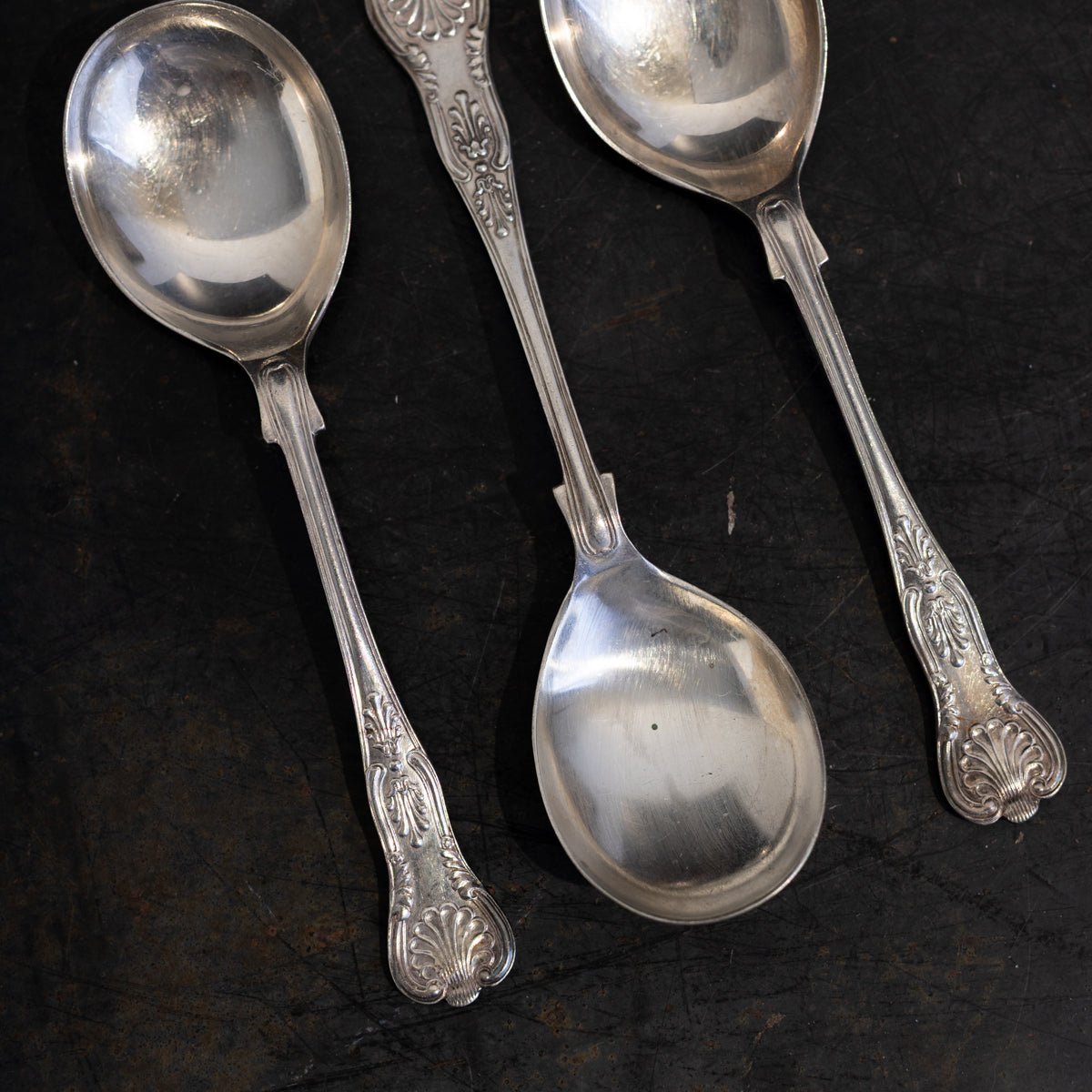 Trio of Antique Soup Spoons | The Patrick Orbe Collection - elsie green - the french kitchen