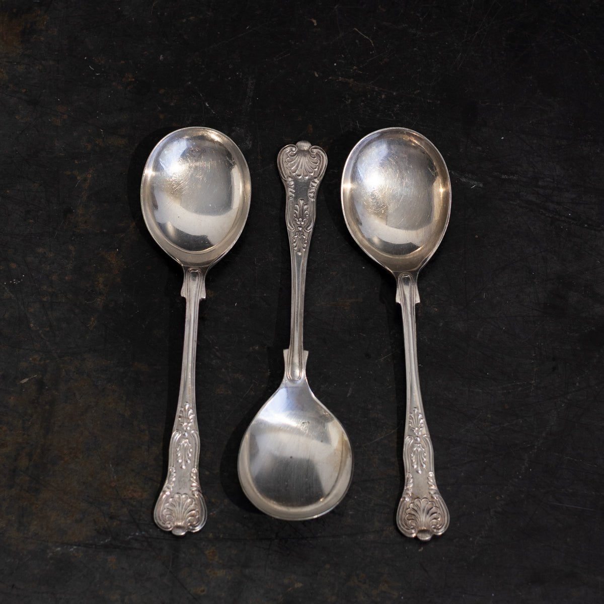Trio of Antique Soup Spoons | The Patrick Orbe Collection - elsie green - the french kitchen