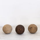 Trio of Antique Wood Game Balls - elsie green - decor