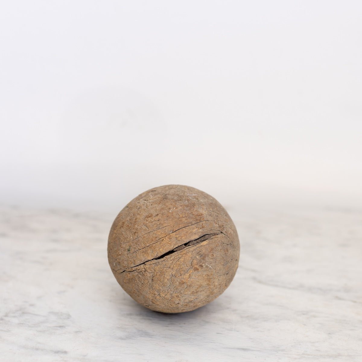 Trio of Antique Wood Game Balls - elsie green - decor