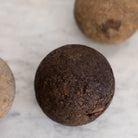 Trio of Antique Wood Game Balls - elsie green - decor