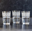 Trio of Blown Glass Tumblers - elsie green - the french kitchen