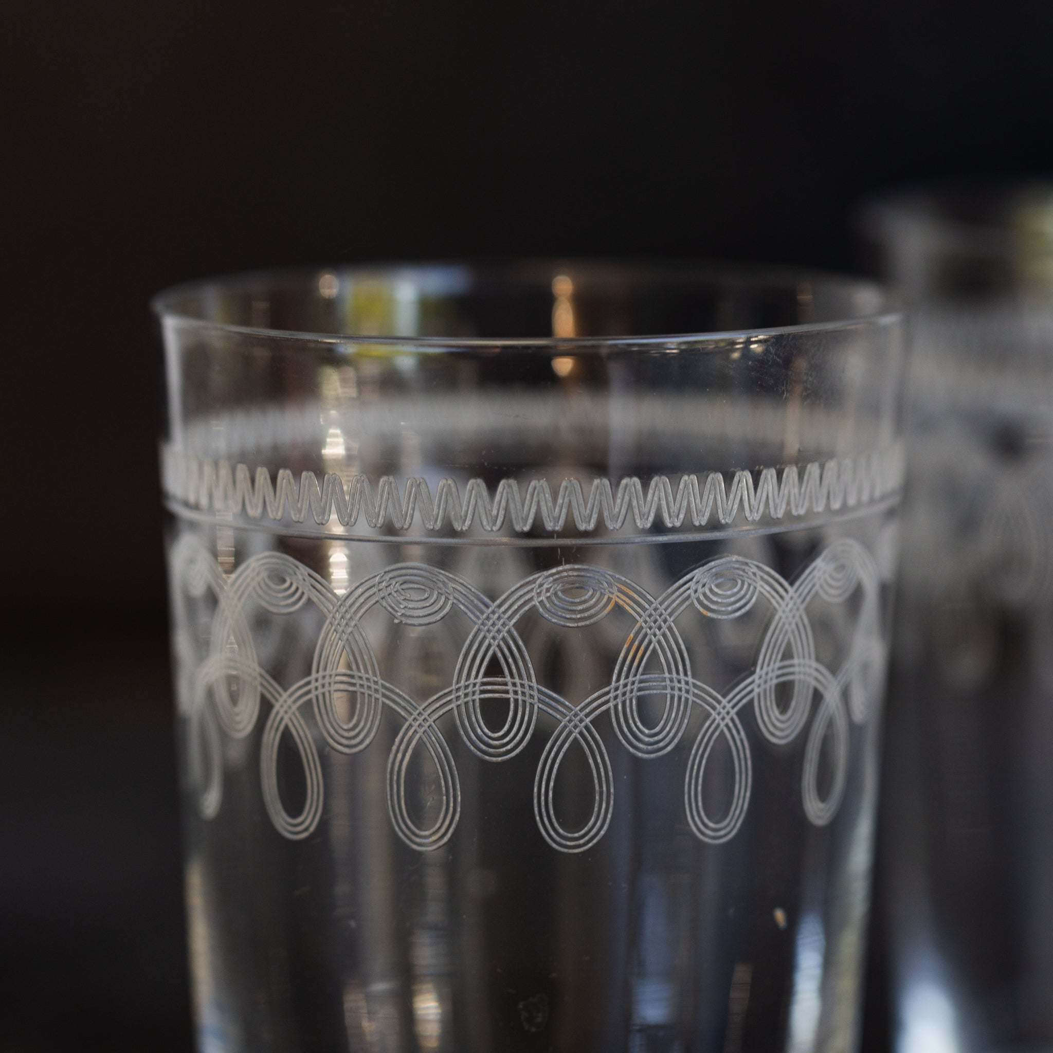 Trio of Blown Glass Tumblers - elsie green - the french kitchen