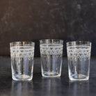 Trio of Blown Glass Tumblers - elsie green - the french kitchen