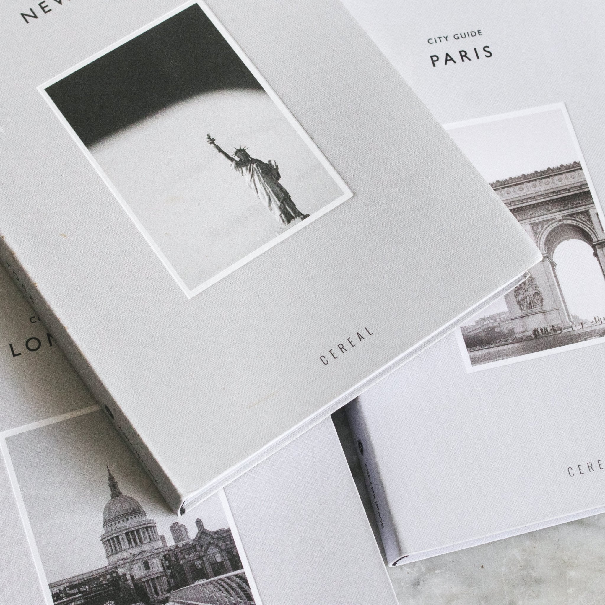 Trio of Cereal Magazine City Guides - elsie green - decor