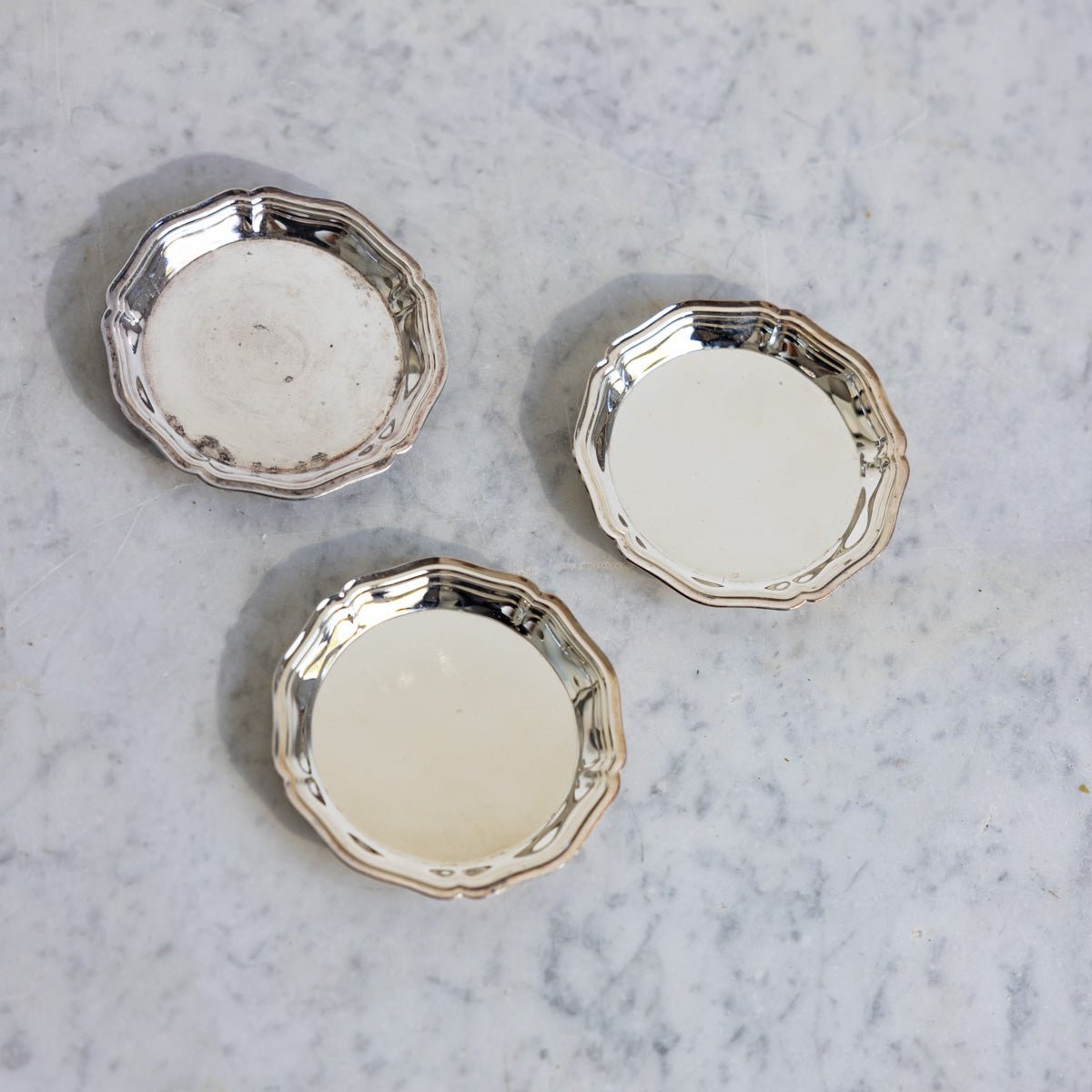 Trio of Christofle Coasters - elsie green - the french kitchen
