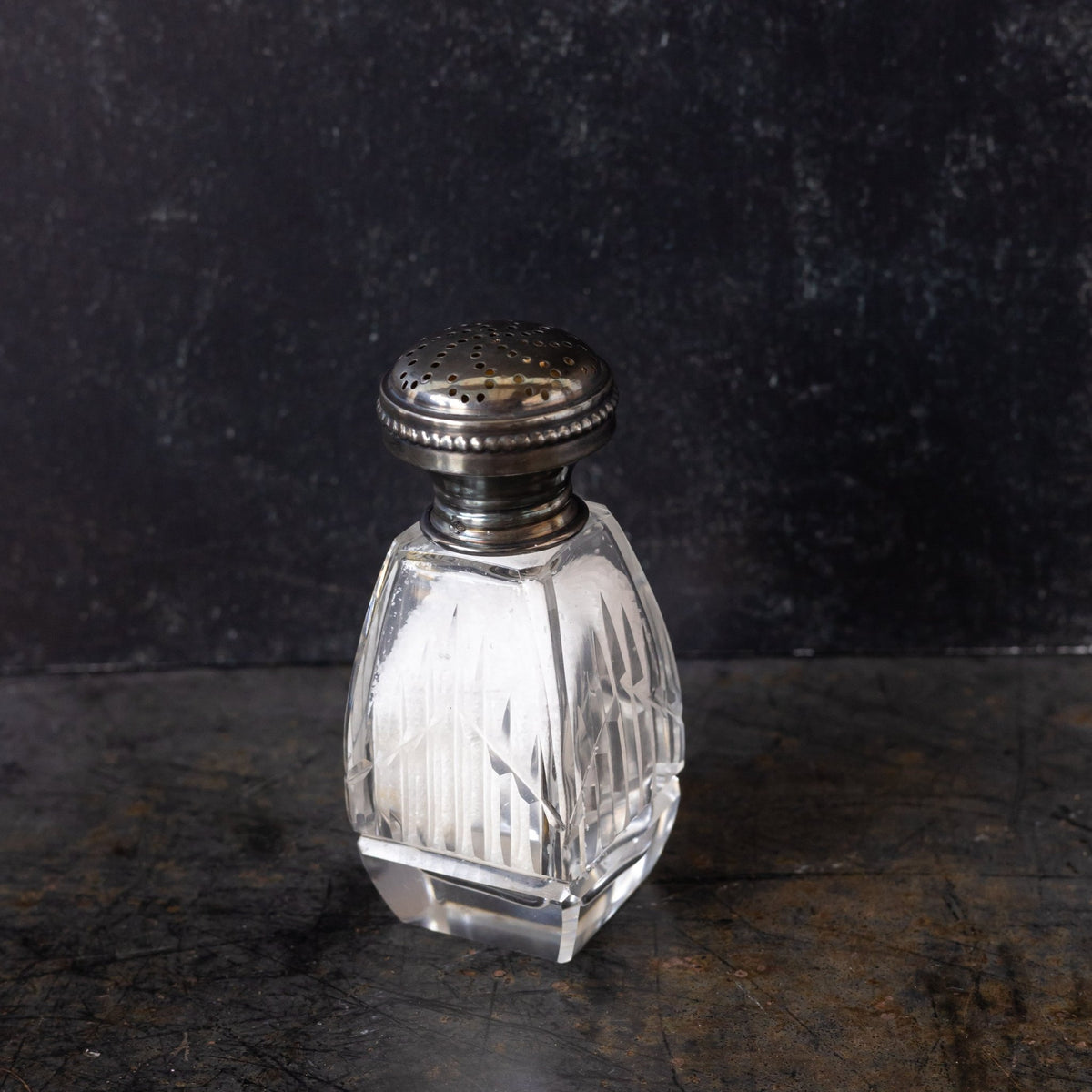 Trio of Crystal and Sterling Shakers - elsie green - the french kitchen