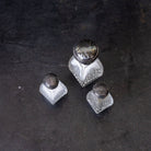 Trio of Crystal and Sterling Shakers - elsie green - the french kitchen