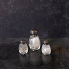 Trio of Crystal and Sterling Shakers - elsie green - the french kitchen