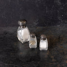 Trio of Crystal and Sterling Shakers - elsie green - the french kitchen