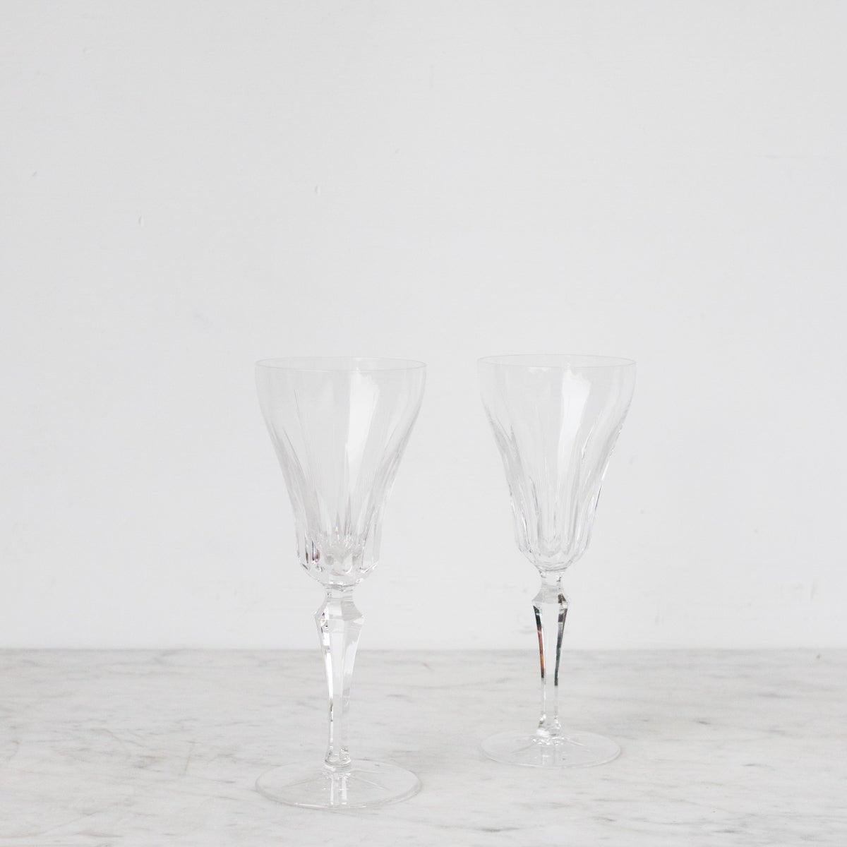 Trio of Crystal Flutes - elsie green - The French Kitchen