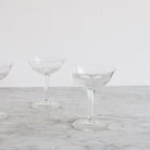 Trio Of Cut Crystal Coupes - elsie green - The French Kitchen