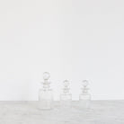Trio Of Cut Crystal Vanity Bottles - elsie green - Decor