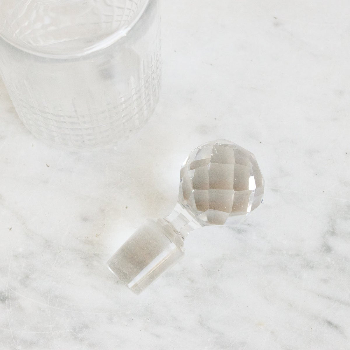 Trio Of Cut Crystal Vanity Bottles - elsie green - Decor