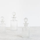 Trio Of Cut Crystal Vanity Bottles - elsie green - Decor