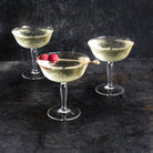Trio Of Etched Champagne Coupes - elsie green - The French Kitchen