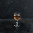 Trio of Etched Crystal Wine - elsie green - The French Kitchen