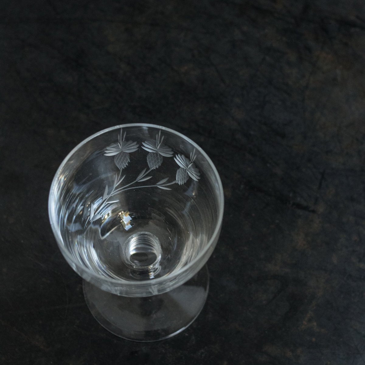 Trio of Etched Strawberry Glasses - elsie green - The French Kitchen