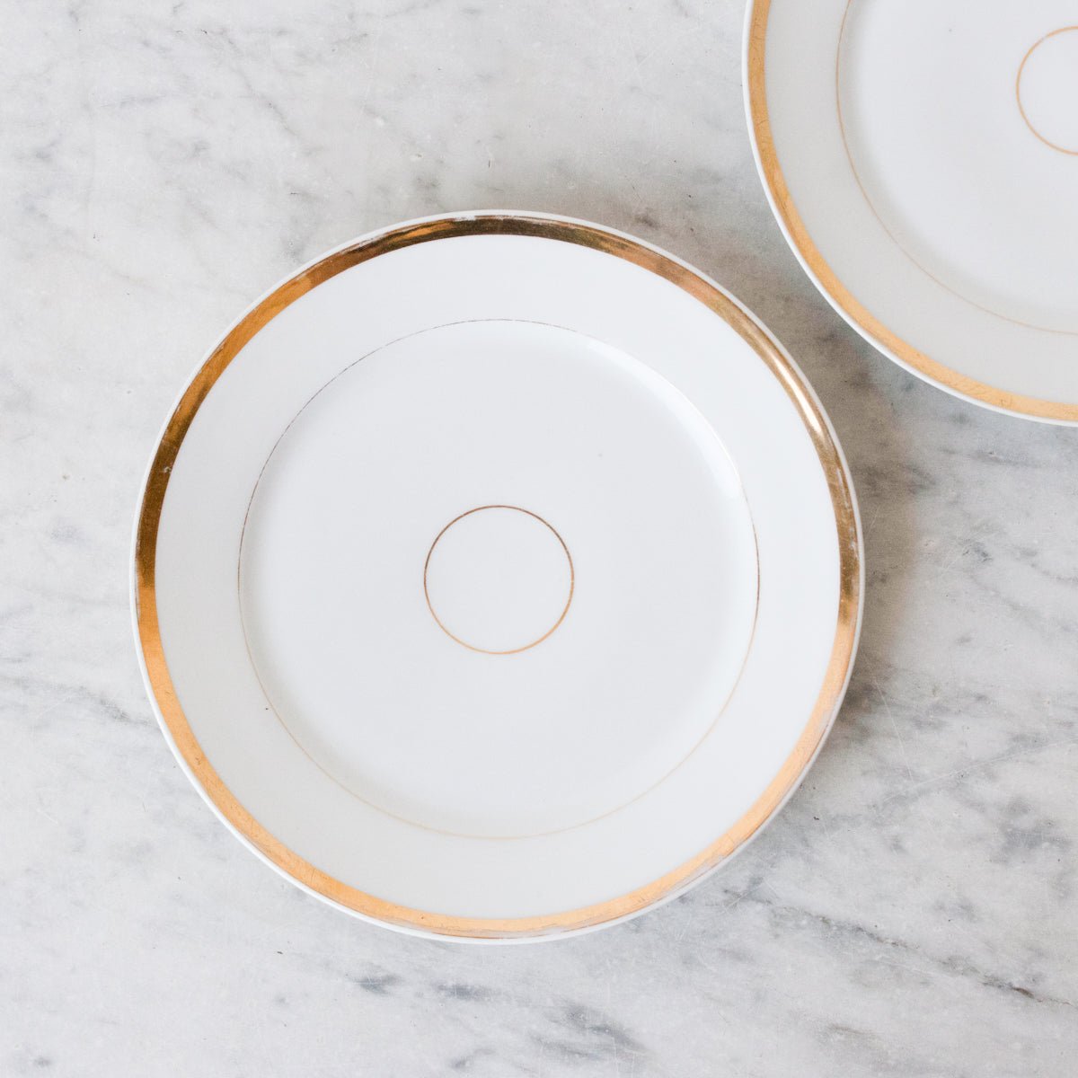 Trio Of Gold Rim Plates - elsie green - The French Kitchen