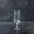 Trio of Grape Cluster Etched Champagne Flutes - elsie green - the french kitchen