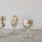 Trio of Hand Cut Glasses - elsie green - the french kitchen