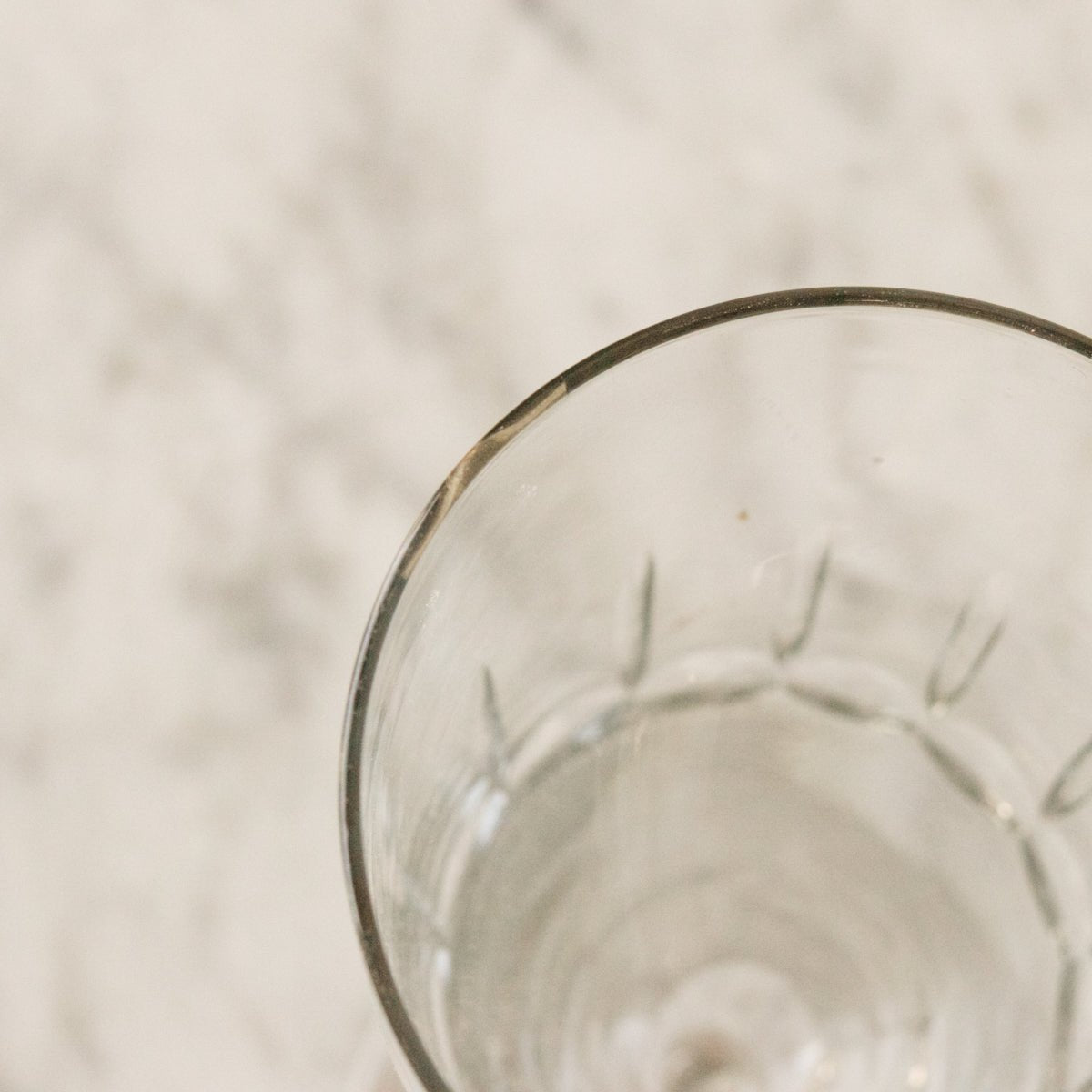 Trio of Hand Cut Glasses - elsie green - the french kitchen