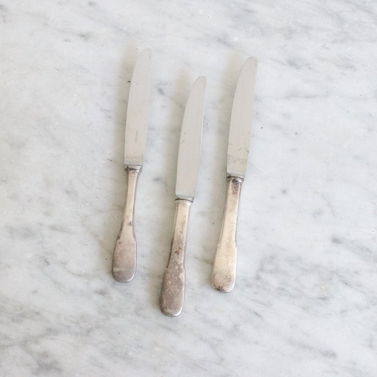 Trio of Hotel Silver Knives - elsie green - the french kitchen