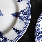 Trio Of Petersbourg Transferware Dinner Plates - elsie green - The French Kitchen