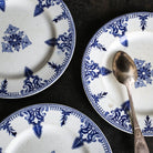 Trio Of Petersbourg Transferware Dinner Plates - elsie green - The French Kitchen