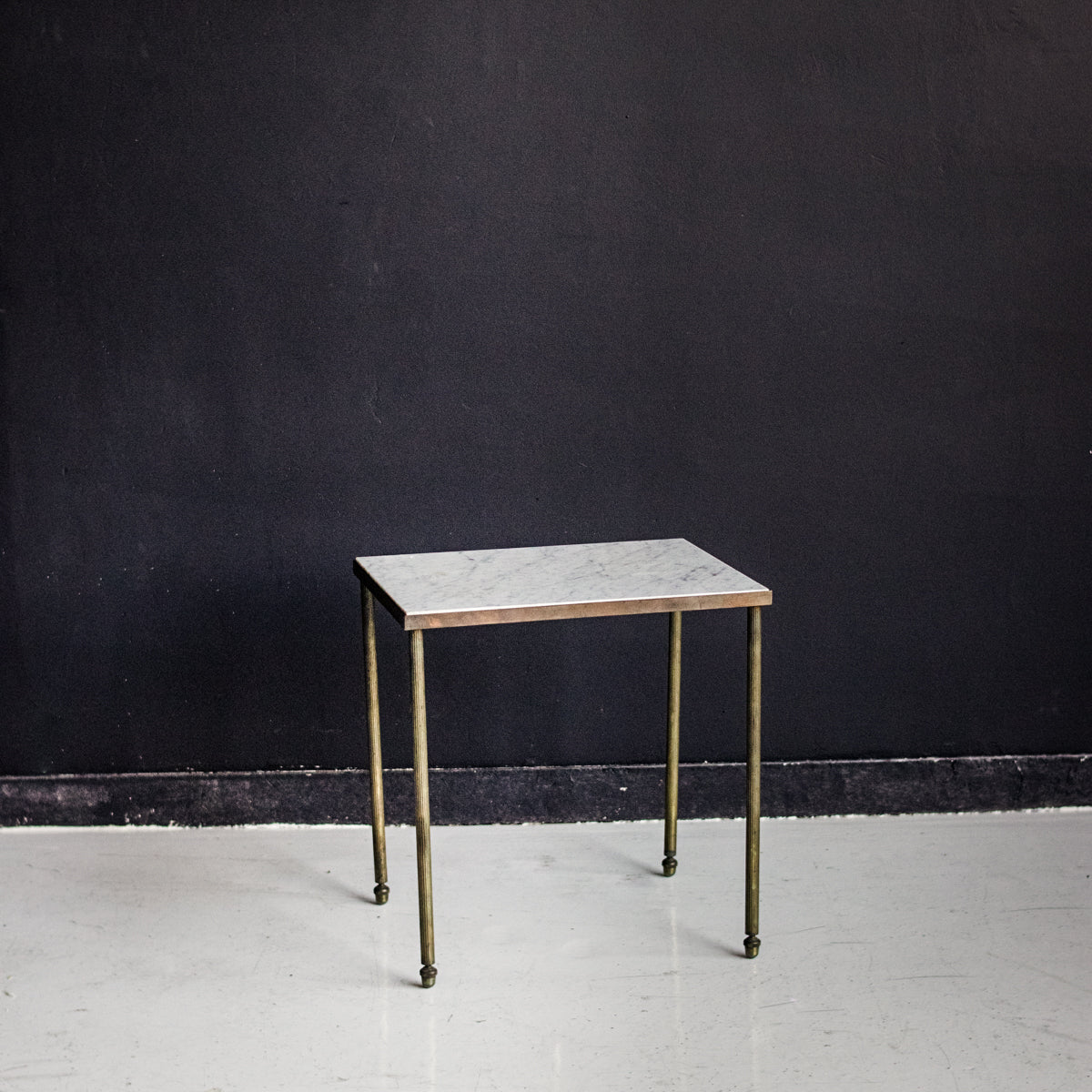 Trio of Petite Marble Side Tables - elsie green - furniture
